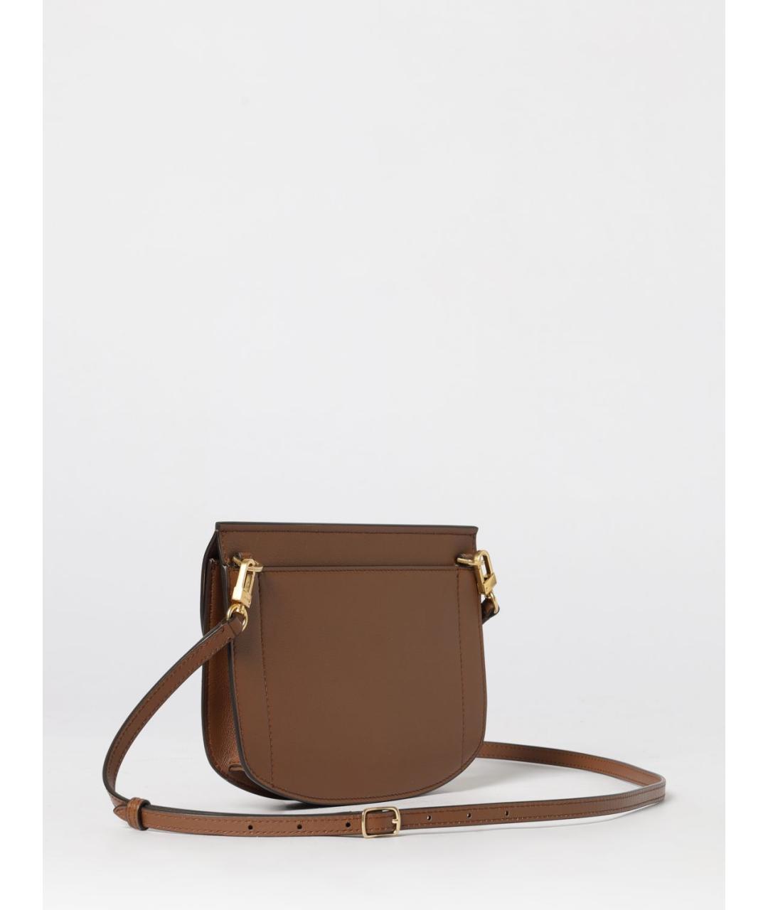 BALLY Коричневая кожаная сумка через плечо, фото 2