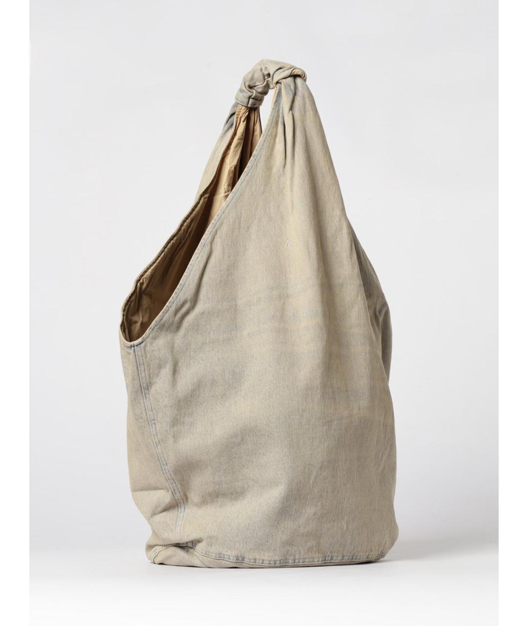 OUR LEGACY Синяя хлопковая сумка тоут, фото 3