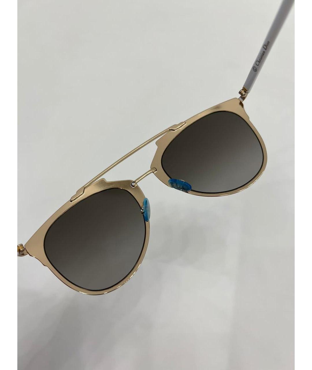 CHRISTIAN DIOR Металлические солнцезащитные очки, фото 3