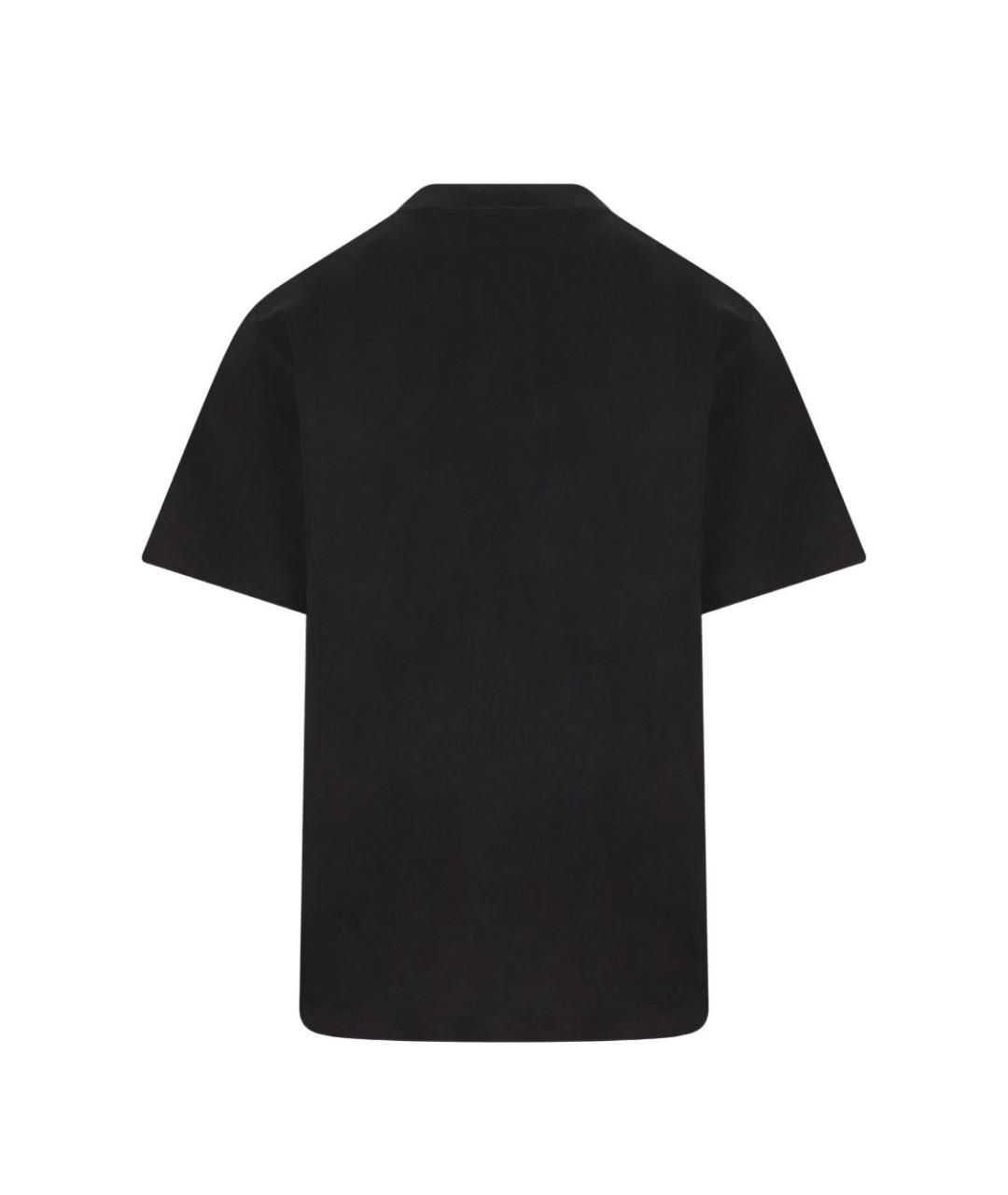 GUCCI Черная хлопковая футболка, фото 4
