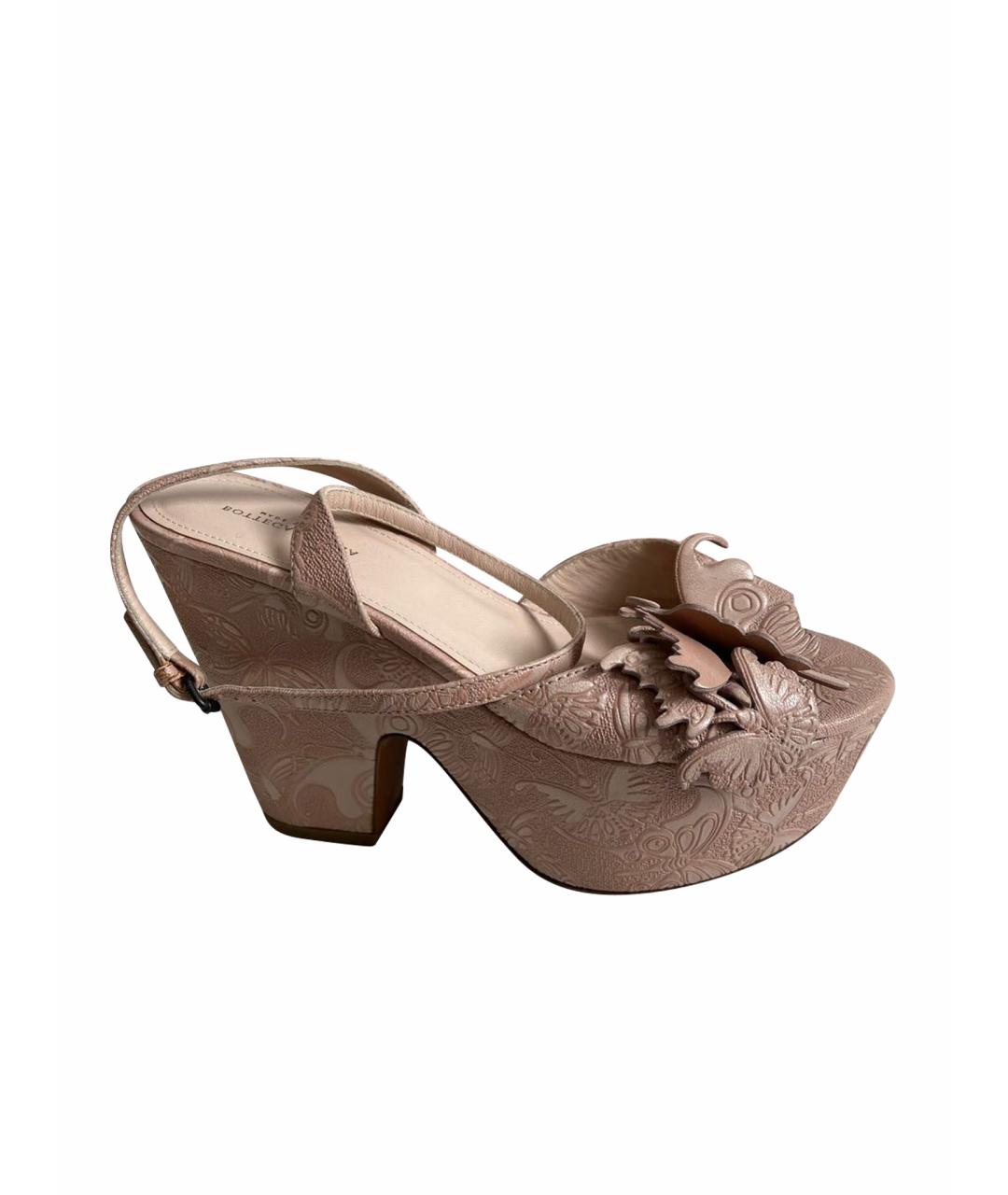 BOTTEGA VENETA Кожаные босоножки, фото 1