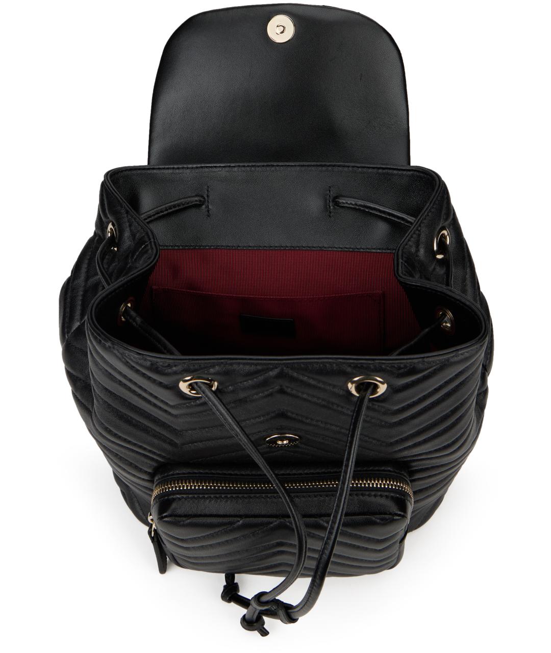 GUCCI Черный кожаный рюкзак, фото 5