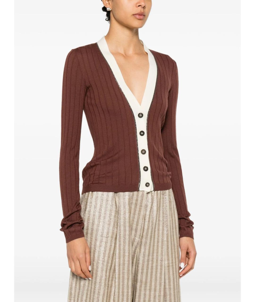 BRUNELLO CUCINELLI Шерстяной кардиган, фото 5