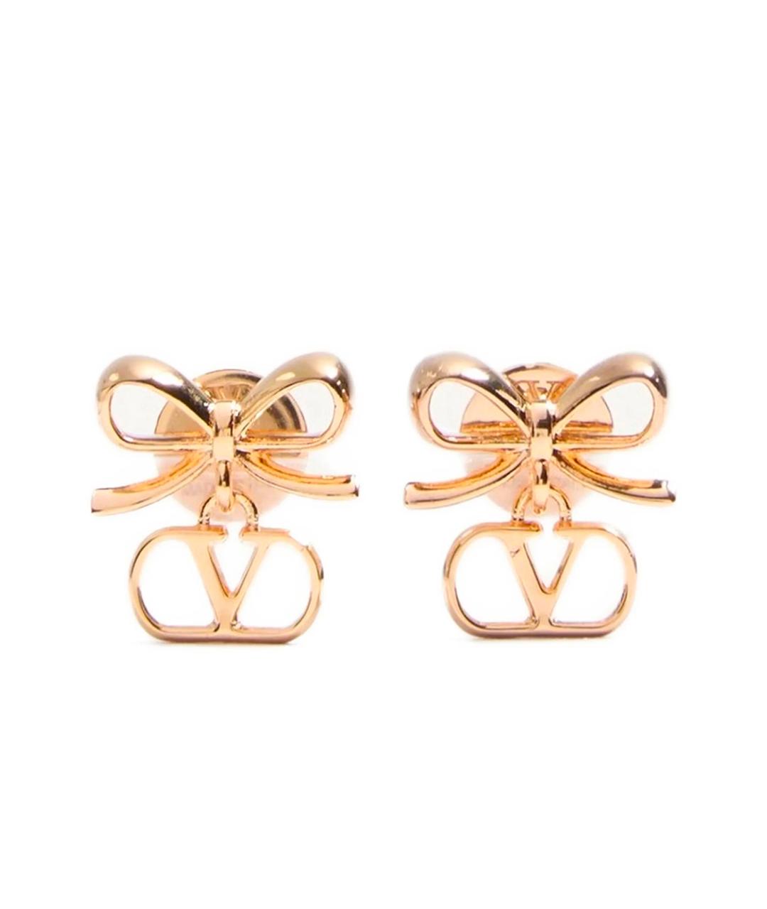 VALENTINO Зеленые металлические серьги, фото 1