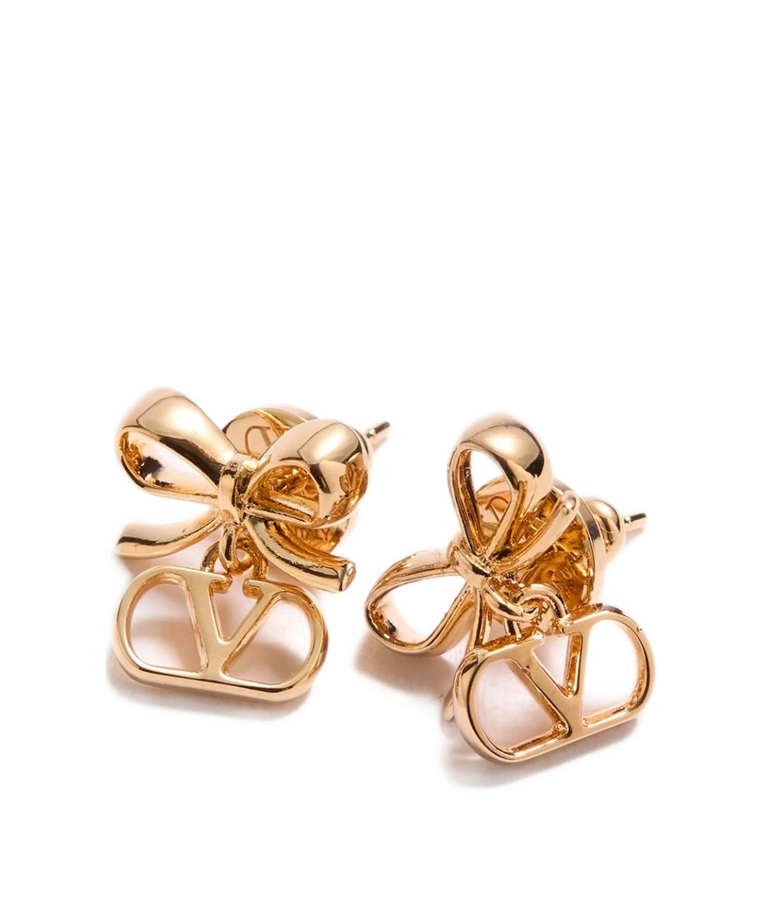 VALENTINO Зеленые металлические серьги, фото 3