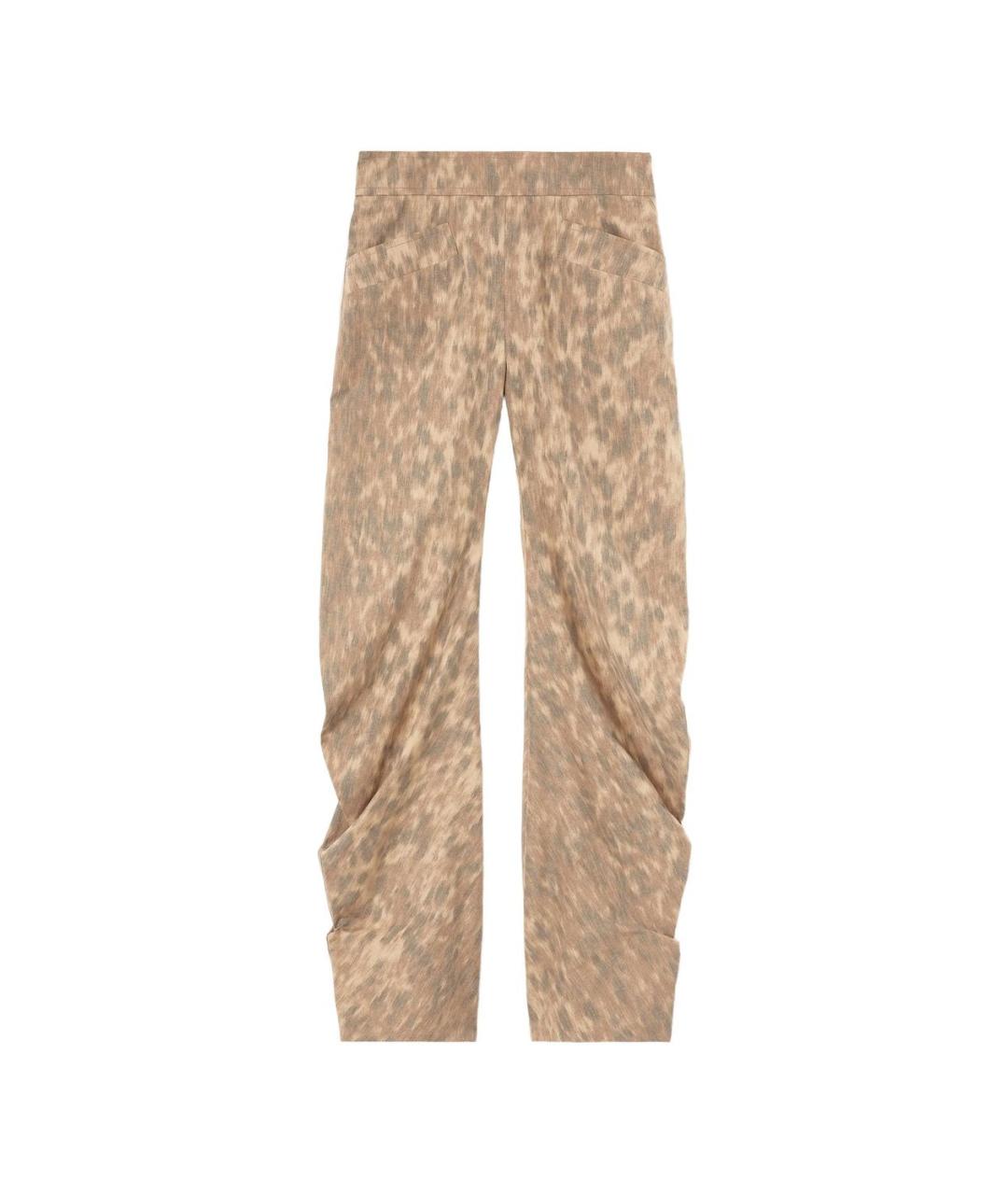 GANNI Хлопковые прямые брюки, фото 1