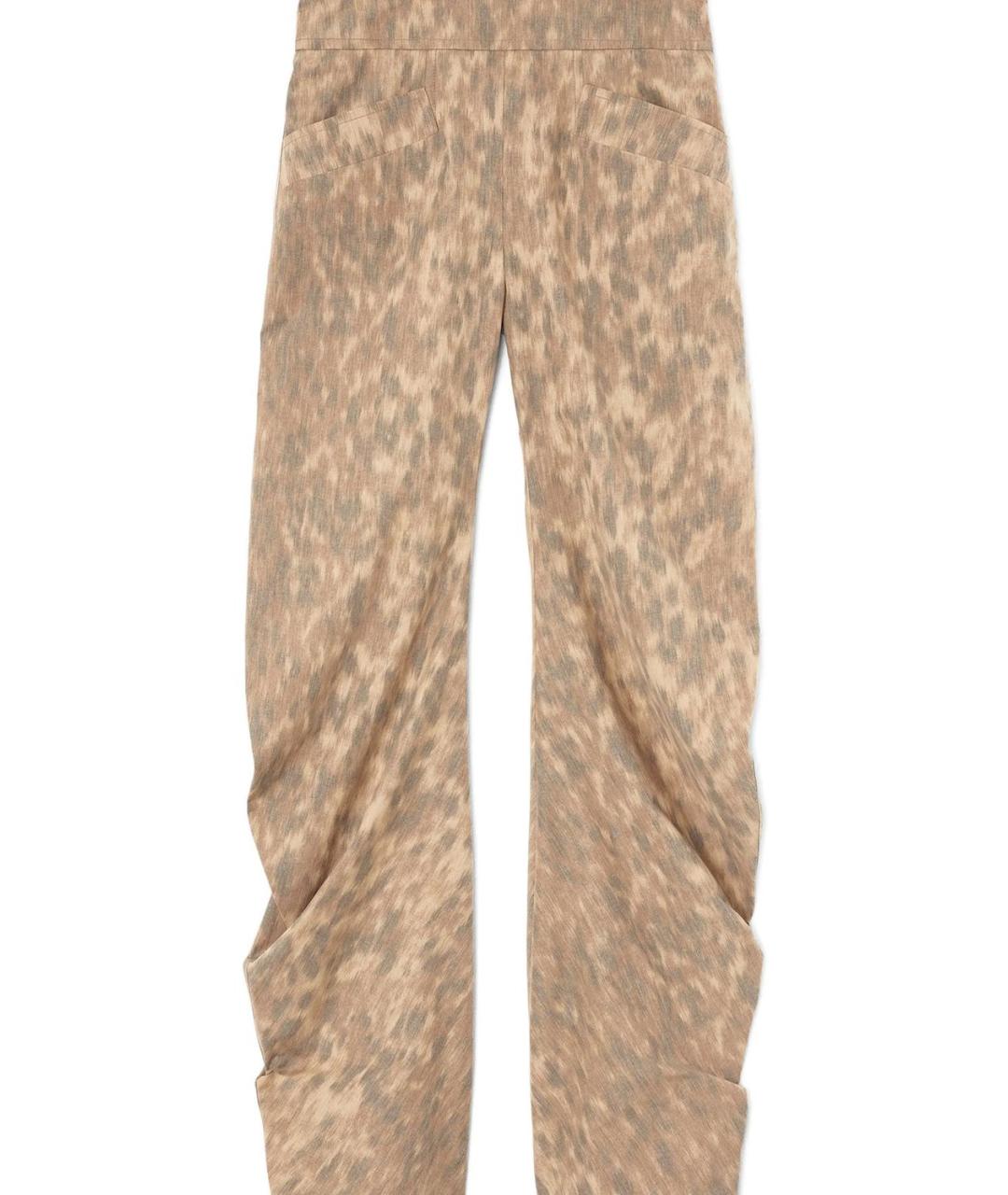 GANNI Хлопковые прямые брюки, фото 2