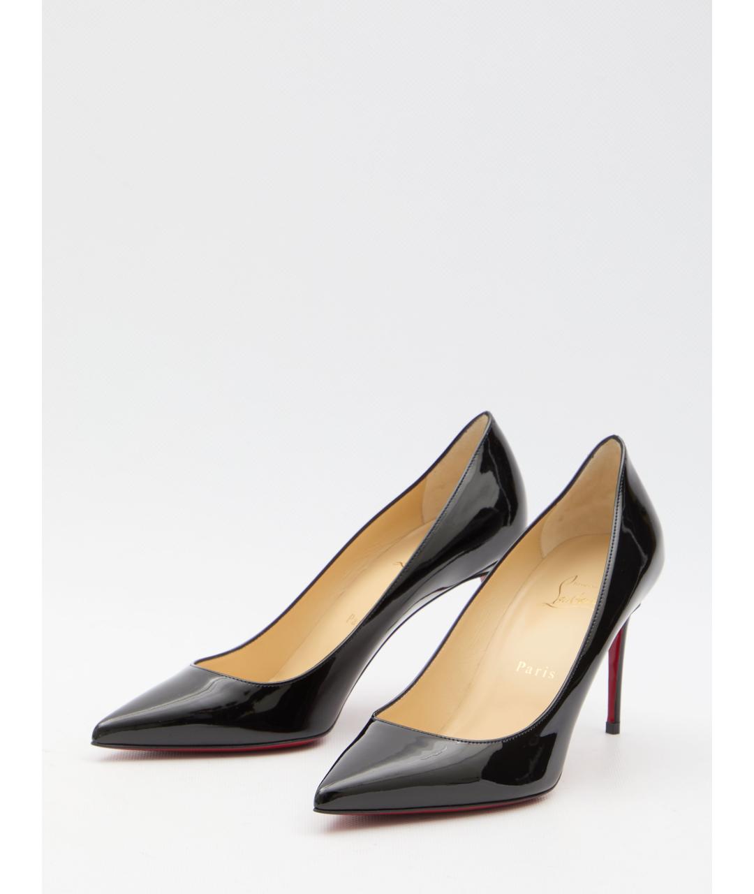 CHRISTIAN LOUBOUTIN Черные туфли из лакированной кожи, фото 2