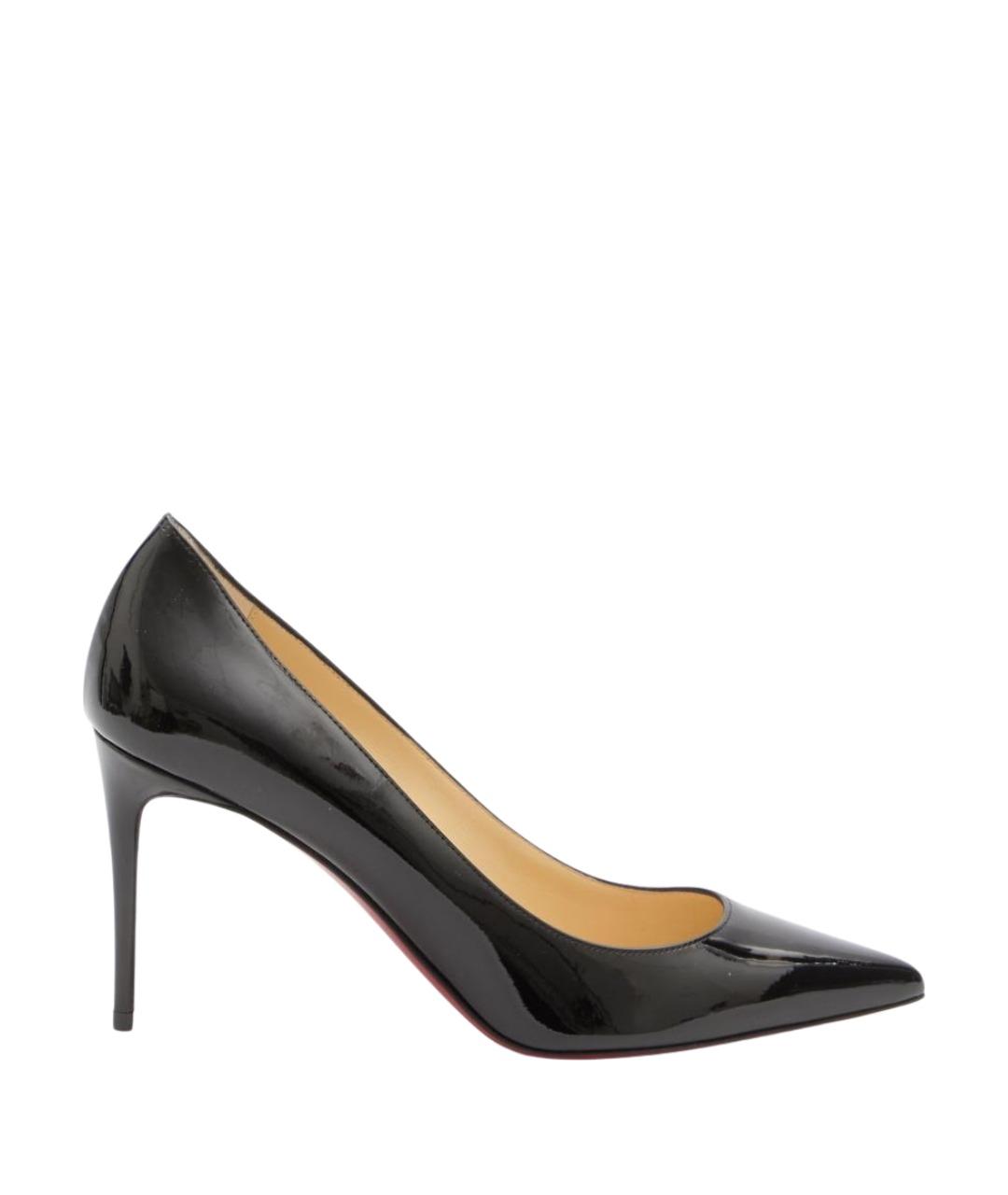 CHRISTIAN LOUBOUTIN Черные туфли из лакированной кожи, фото 1