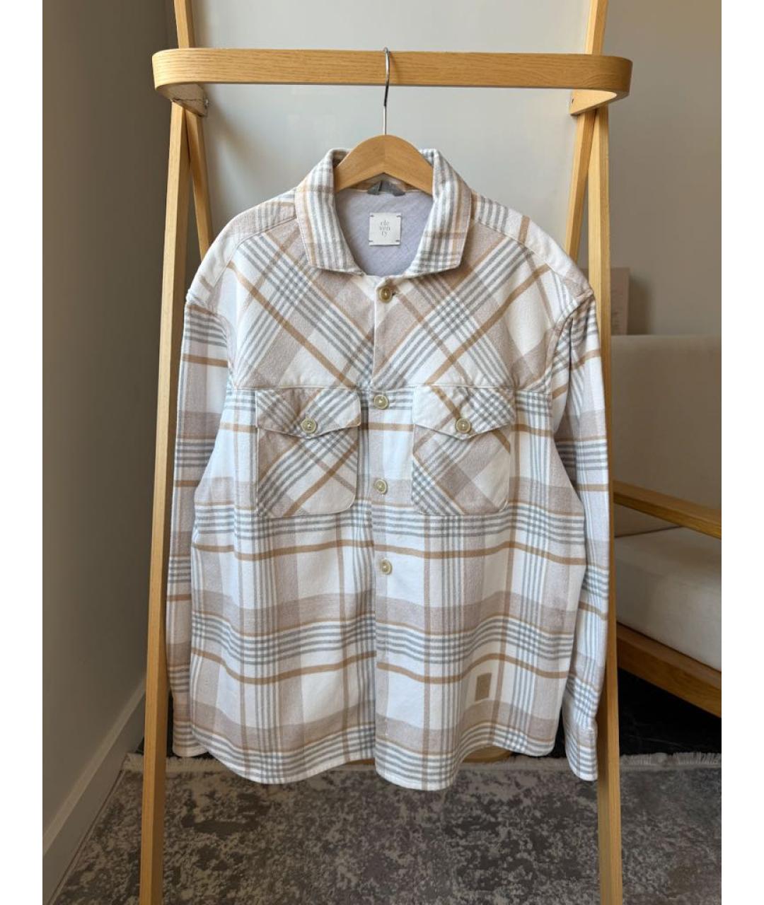 ELEVENTY Белая шелковая детская рубашка, фото 5