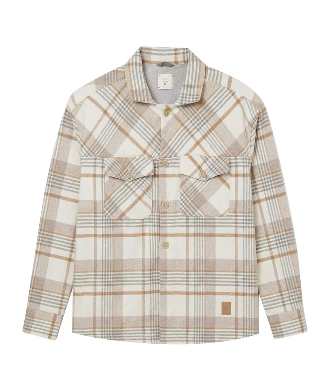 ELEVENTY Белая шелковая детская рубашка, фото 1