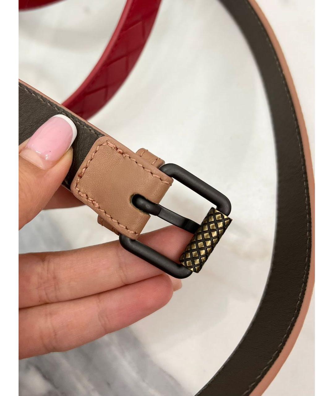 BOTTEGA VENETA Кожаный ремень, фото 2