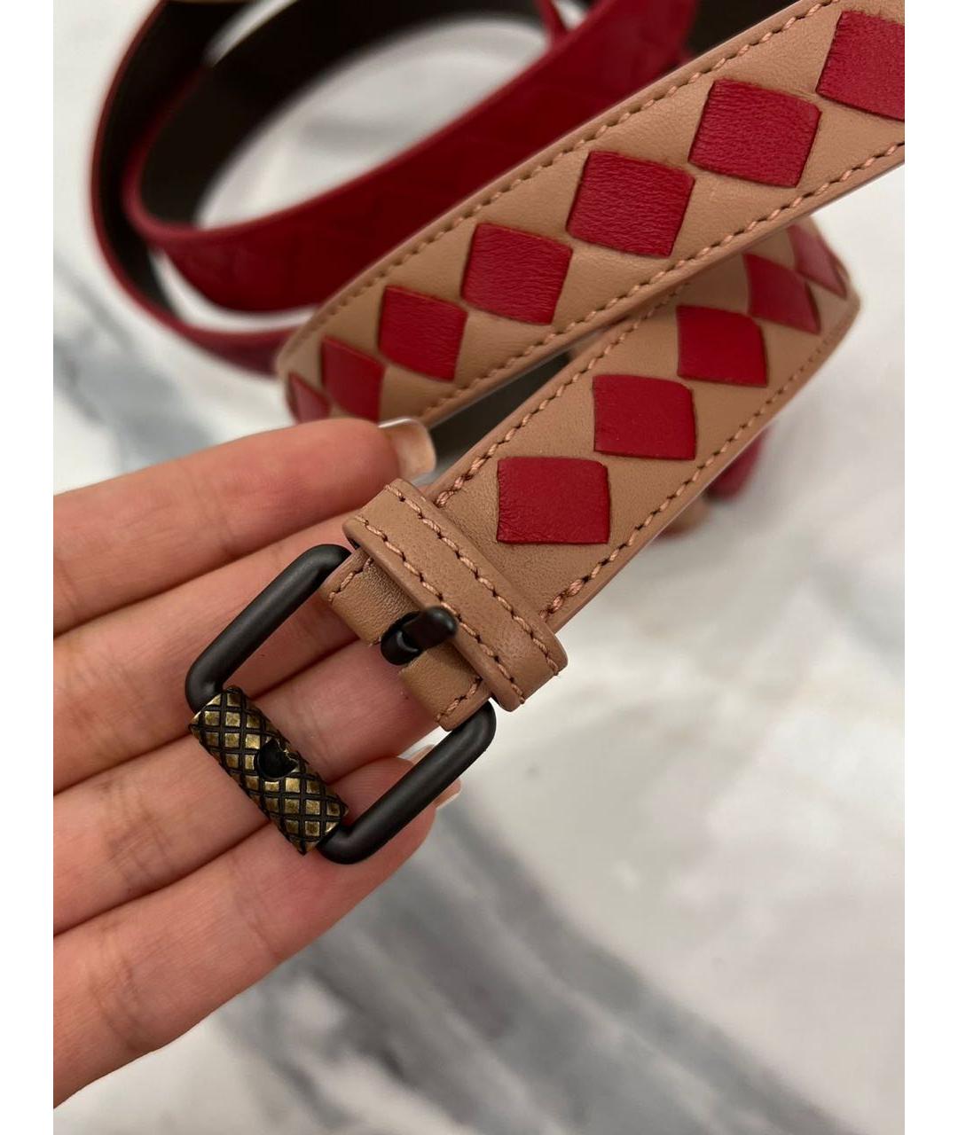 BOTTEGA VENETA Кожаный ремень, фото 7