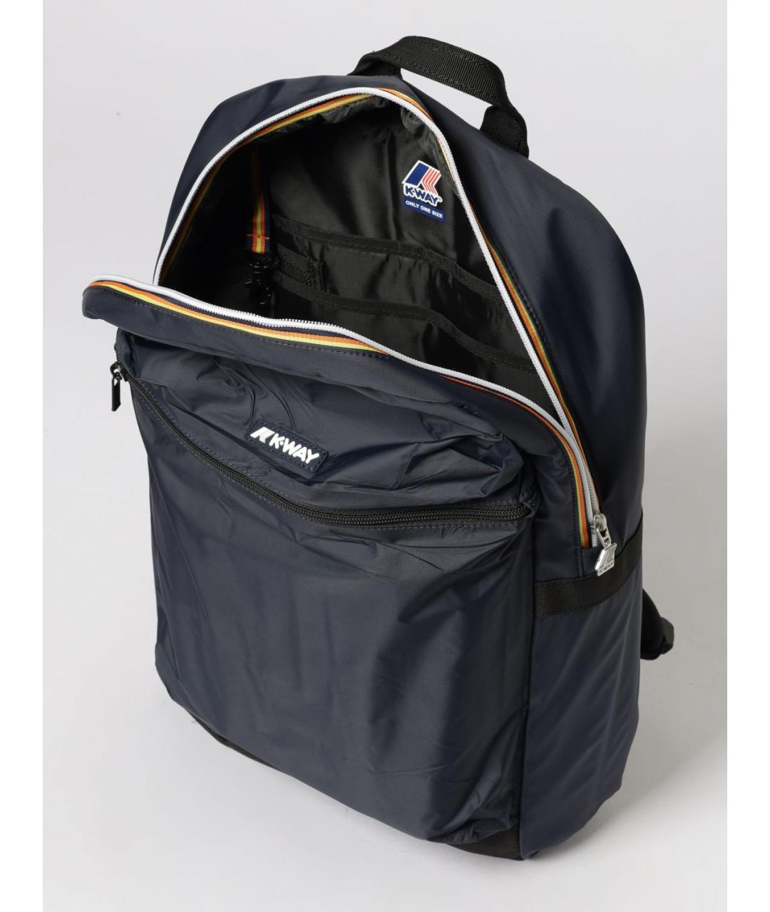 K-WAY Синий синтетический рюкзак, фото 4