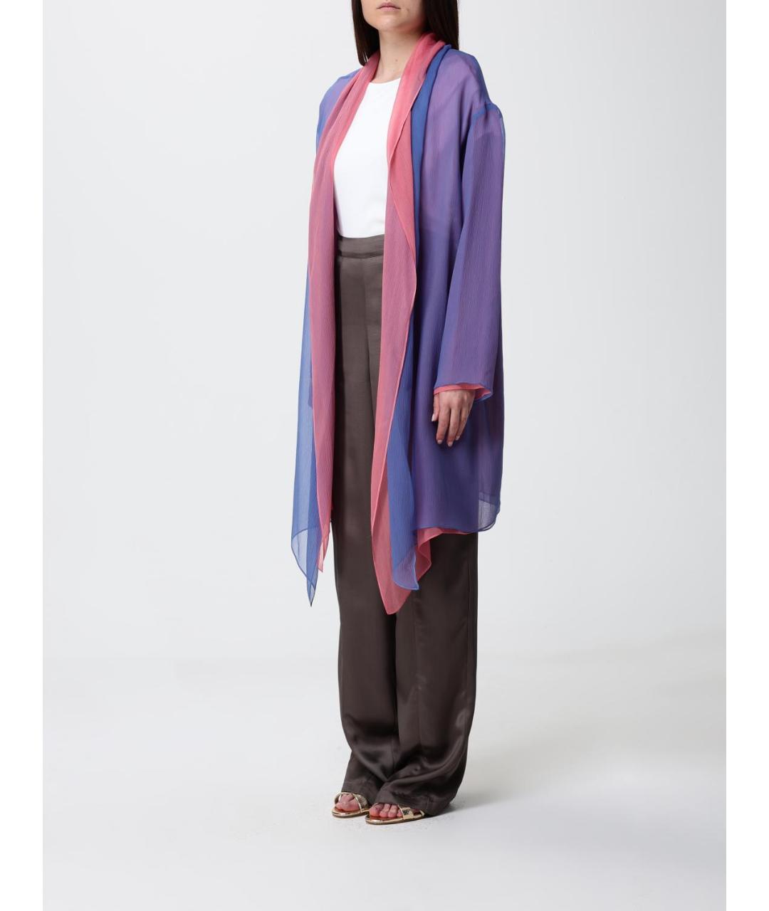 GIORGIO ARMANI Мульти шелковый жакет/пиджак, фото 3