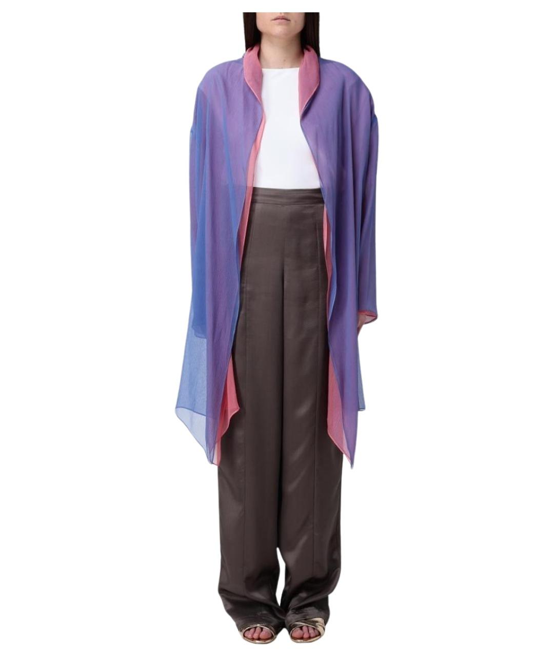 GIORGIO ARMANI Мульти шелковый жакет/пиджак, фото 1