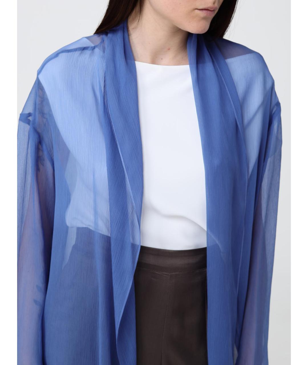 GIORGIO ARMANI Мульти шелковый жакет/пиджак, фото 4
