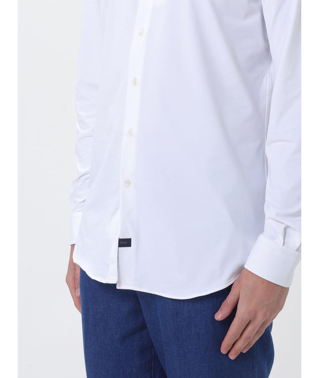 FAY Белая кэжуал рубашка, фото 3