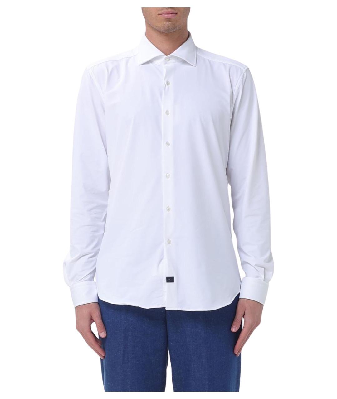 FAY Белая кэжуал рубашка, фото 1