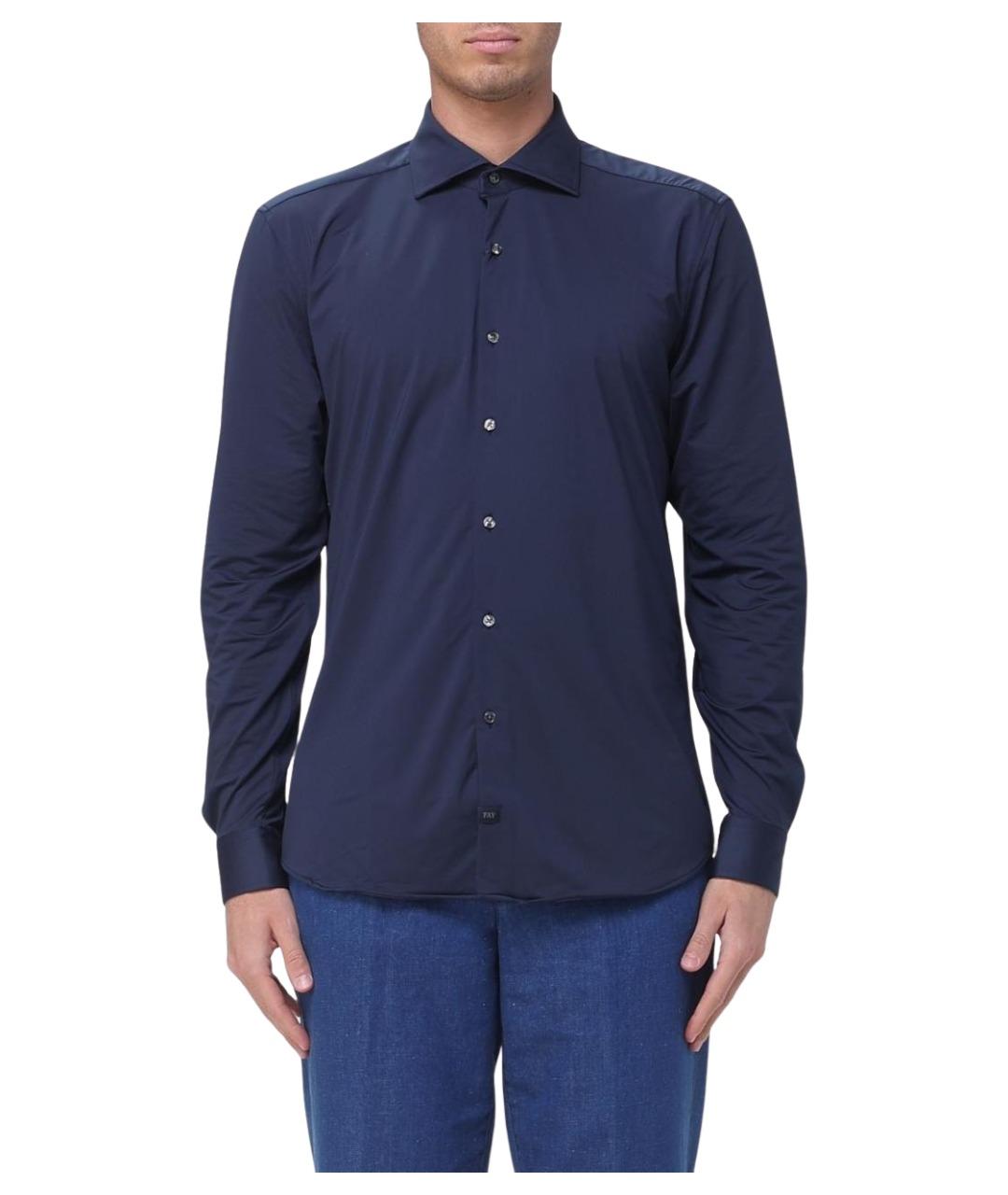 FAY Синяя кэжуал рубашка, фото 1