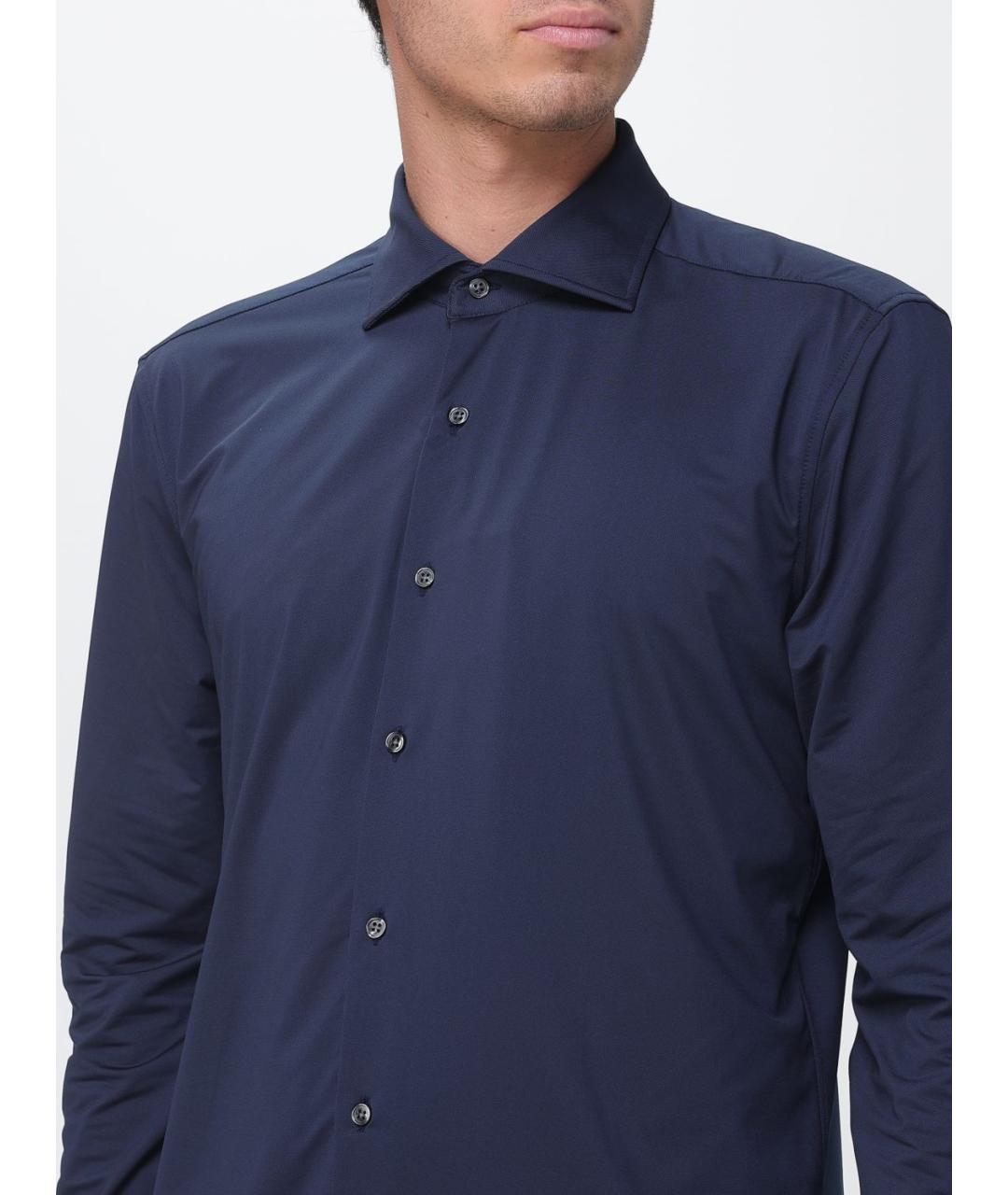 FAY Синяя кэжуал рубашка, фото 3