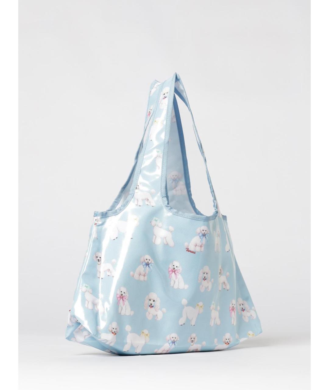 FIORUCCI Голубая хлопковая сумка через плечо, фото 2