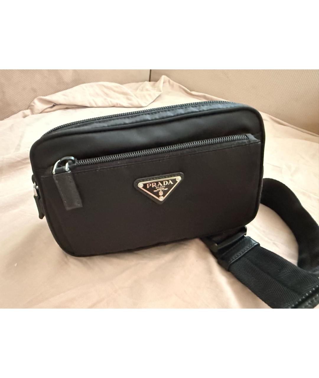 PRADA Черная поясная сумка, фото 2