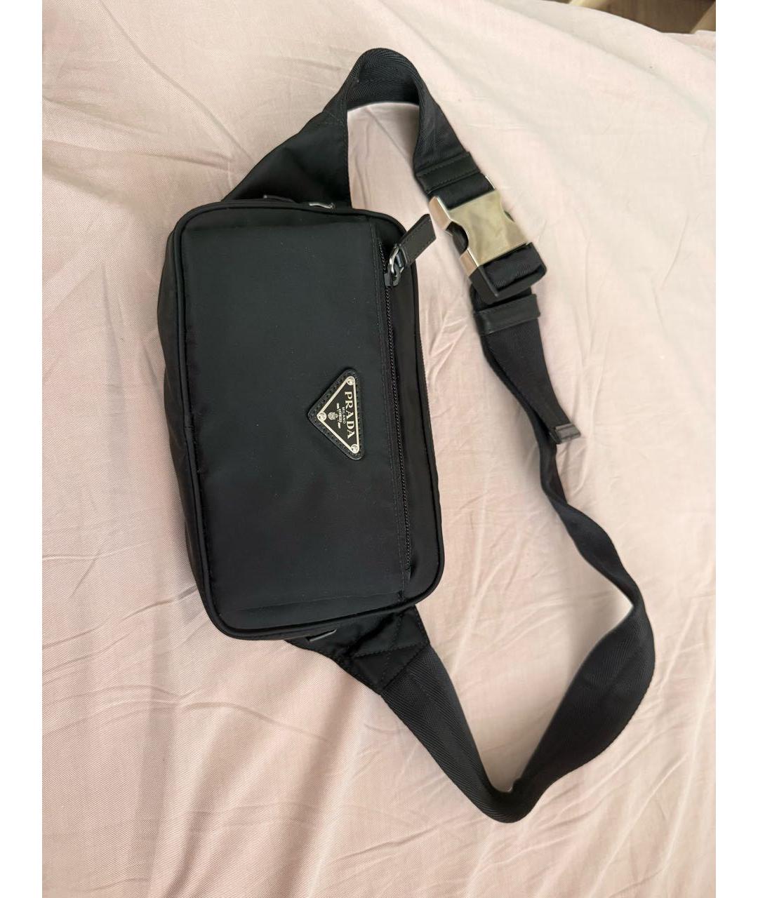 PRADA Черная поясная сумка, фото 8