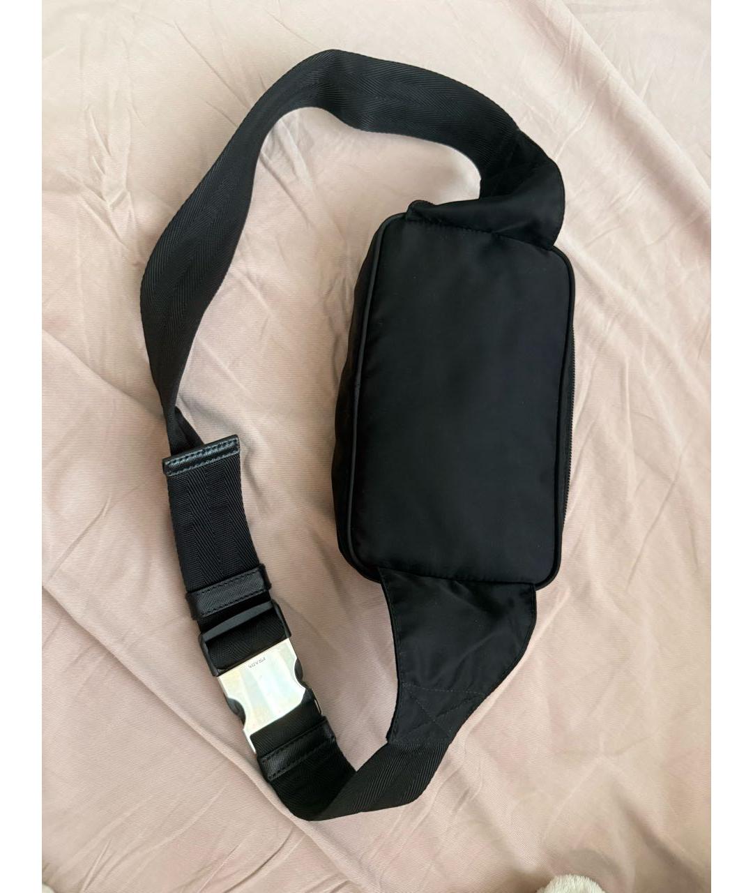 PRADA Черная поясная сумка, фото 3