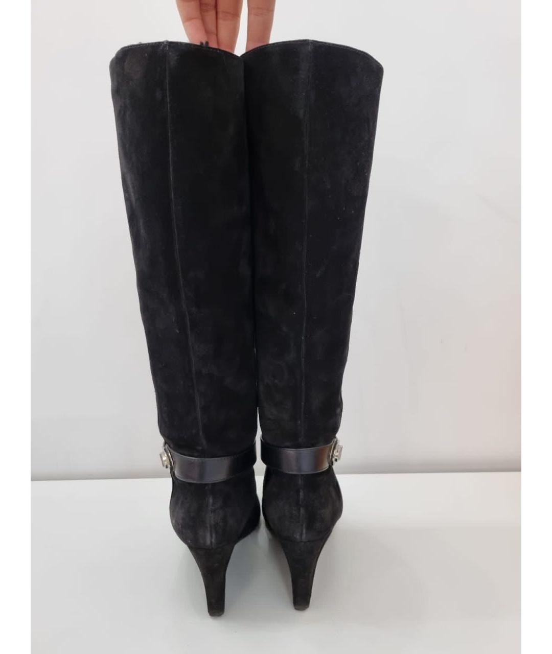 CHRISTIAN DIOR Черные сапоги, фото 4
