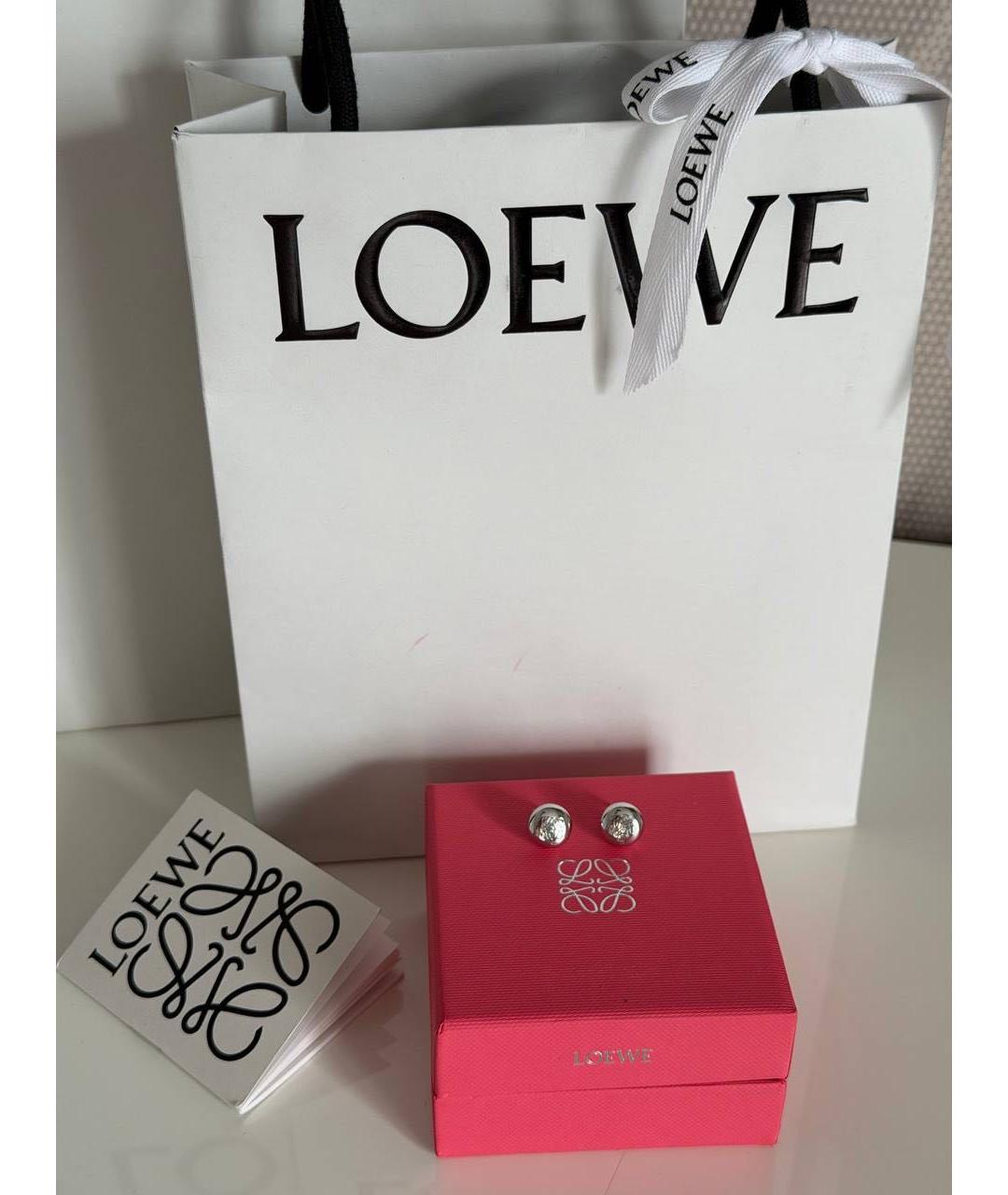 LOEWE Серебряные серьги, фото 2