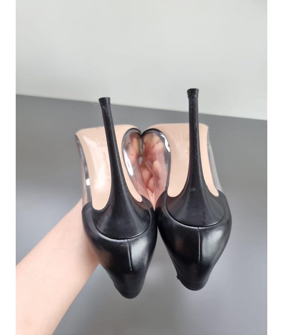 GIANVITO ROSSI Черные кожаные туфли, фото 7