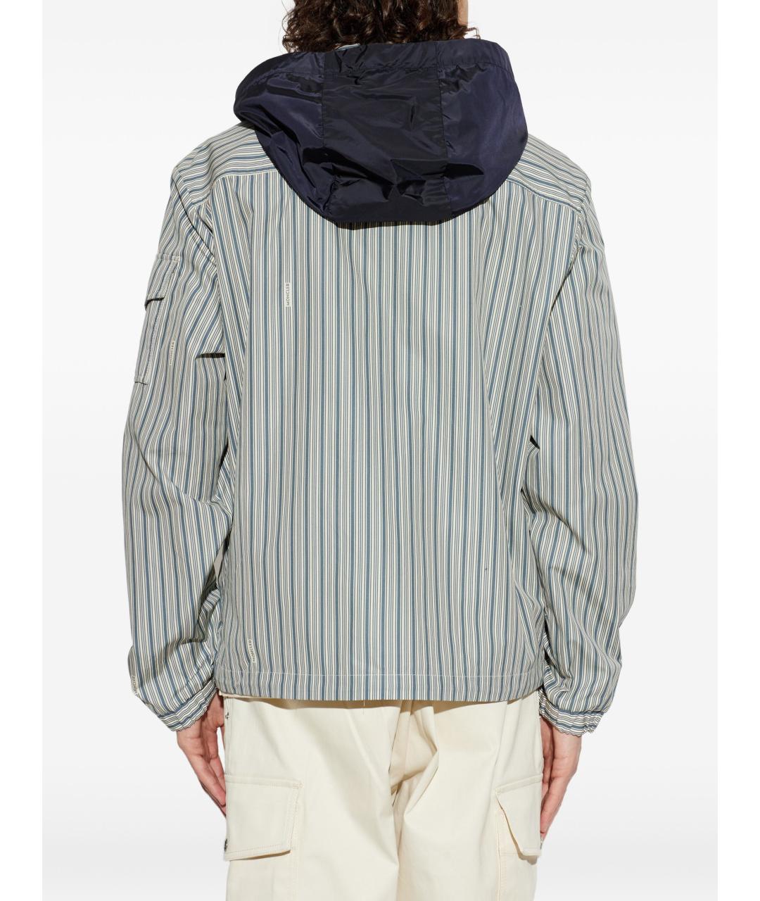 MONCLER Синяя хлопковая куртка, фото 2