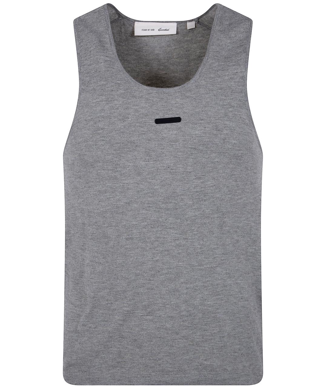 FEAR OF GOD ESSENTIALS Серая майка, фото 1
