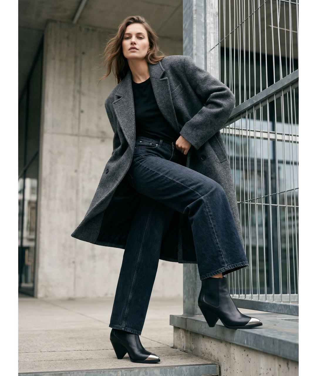 ISABEL MARANT Черные кожаные ботинки, фото 5