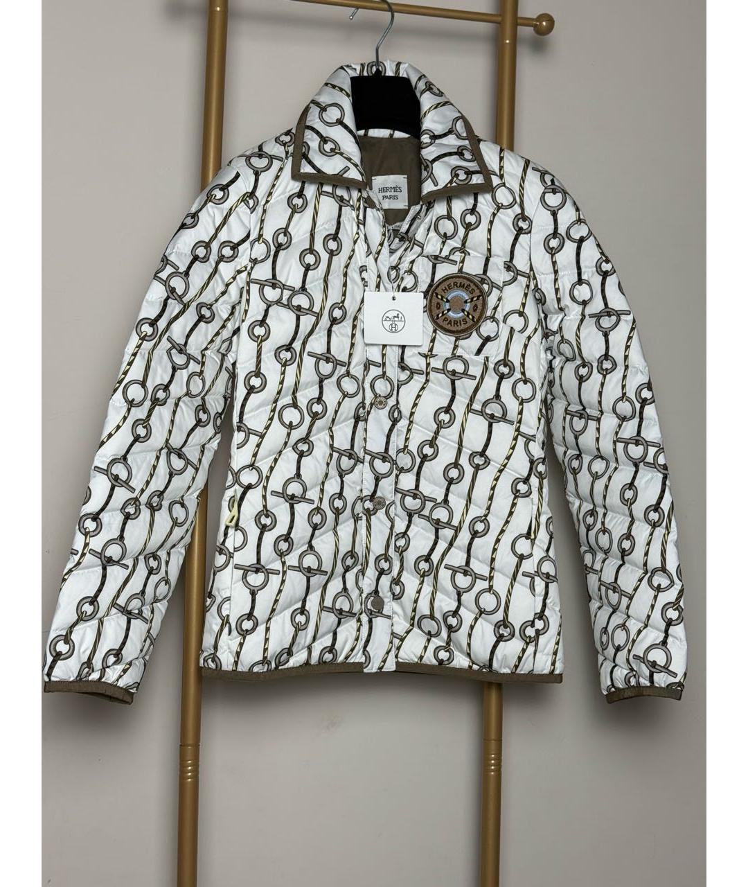 HERMES Белая куртка, фото 6