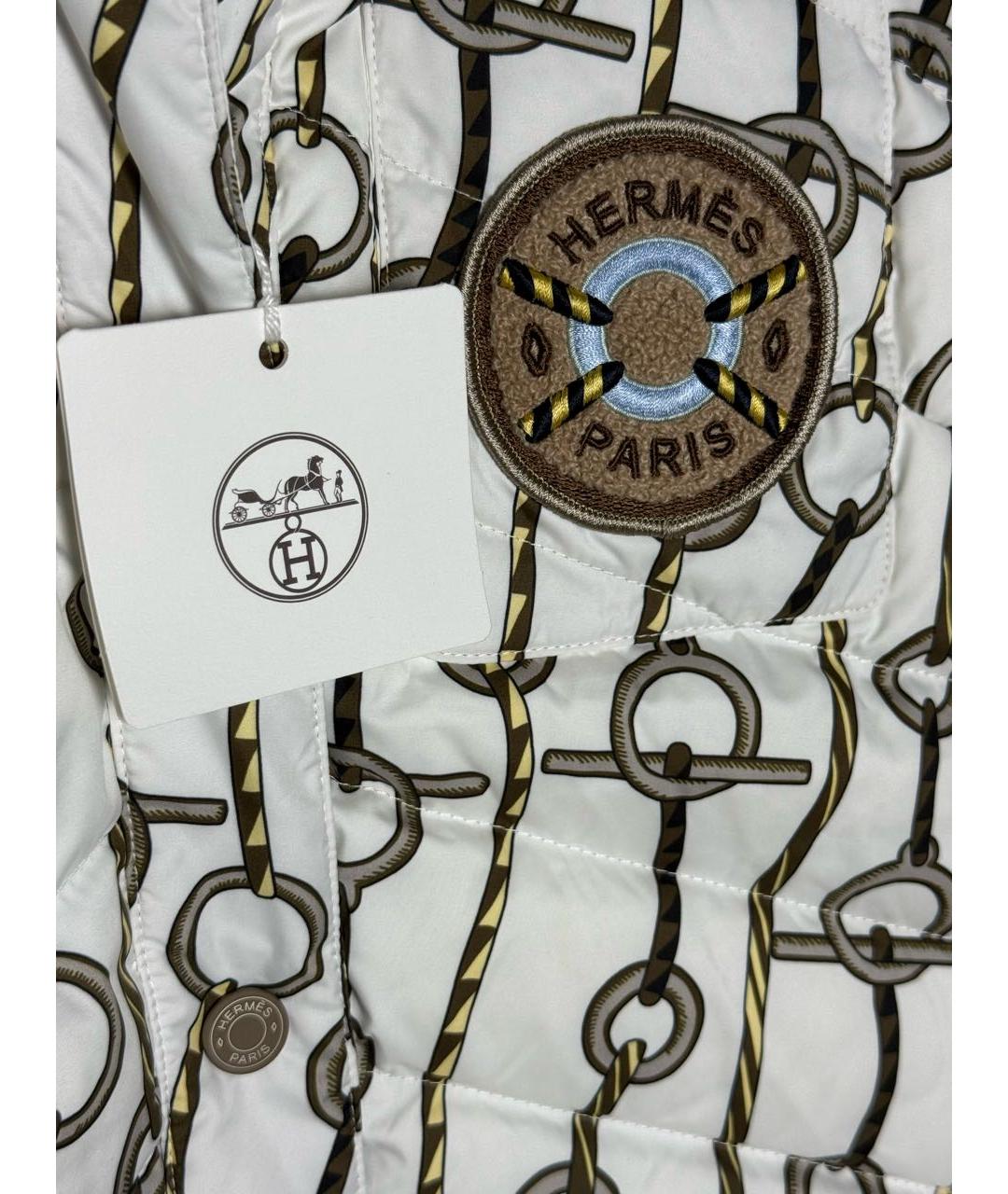 HERMES Белая куртка, фото 3