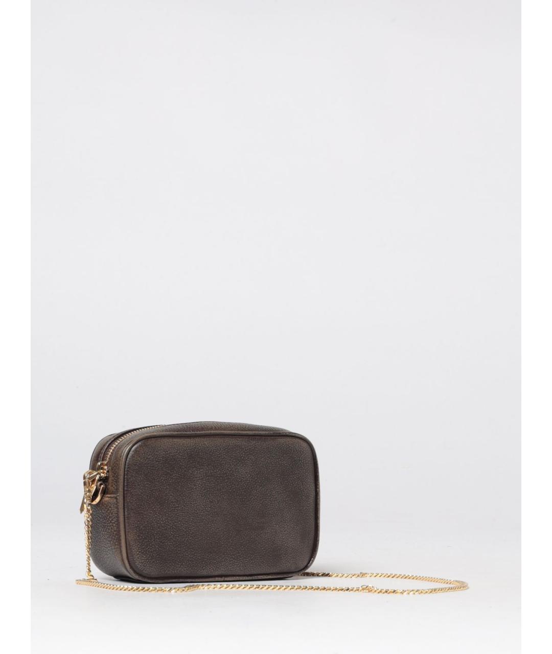 GOLDEN GOOSE DELUXE BRAND Коричневая кожаная сумка через плечо, фото 2