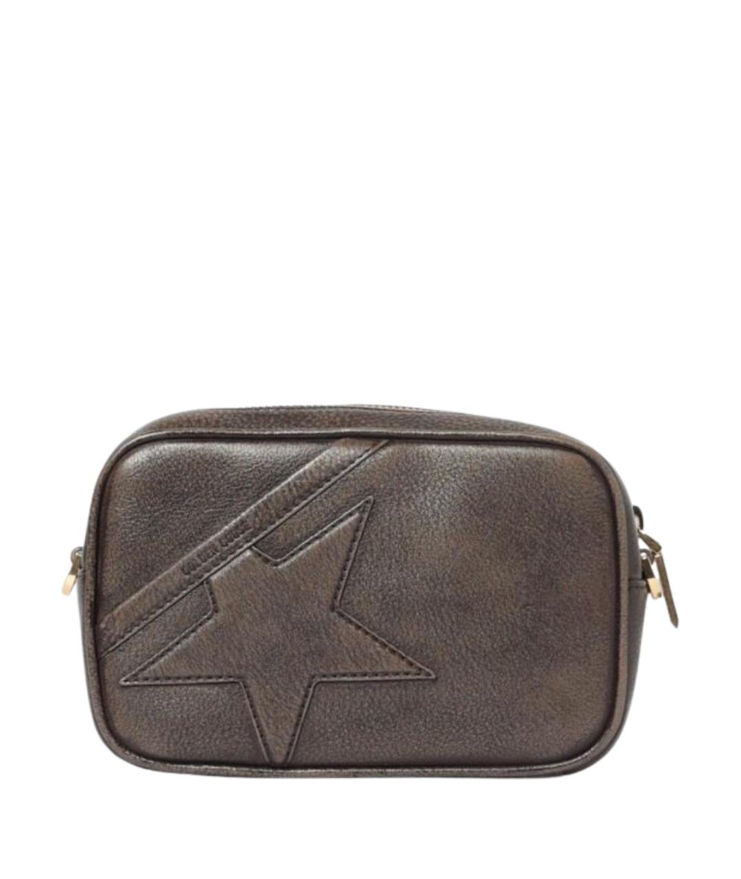 GOLDEN GOOSE DELUXE BRAND Коричневая кожаная сумка через плечо, фото 1