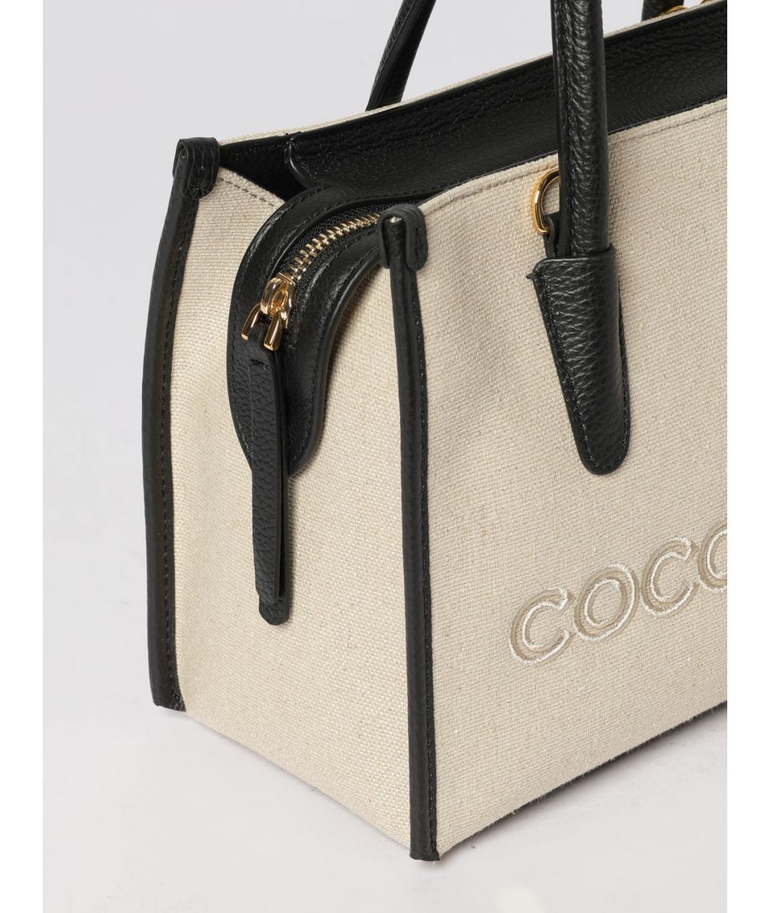 COCCINELLE Черная синтетическая сумка через плечо, фото 3