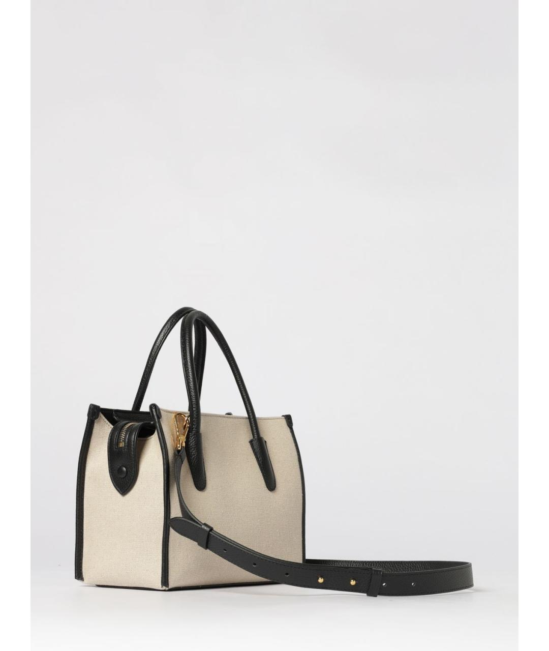 COCCINELLE Черная синтетическая сумка через плечо, фото 2