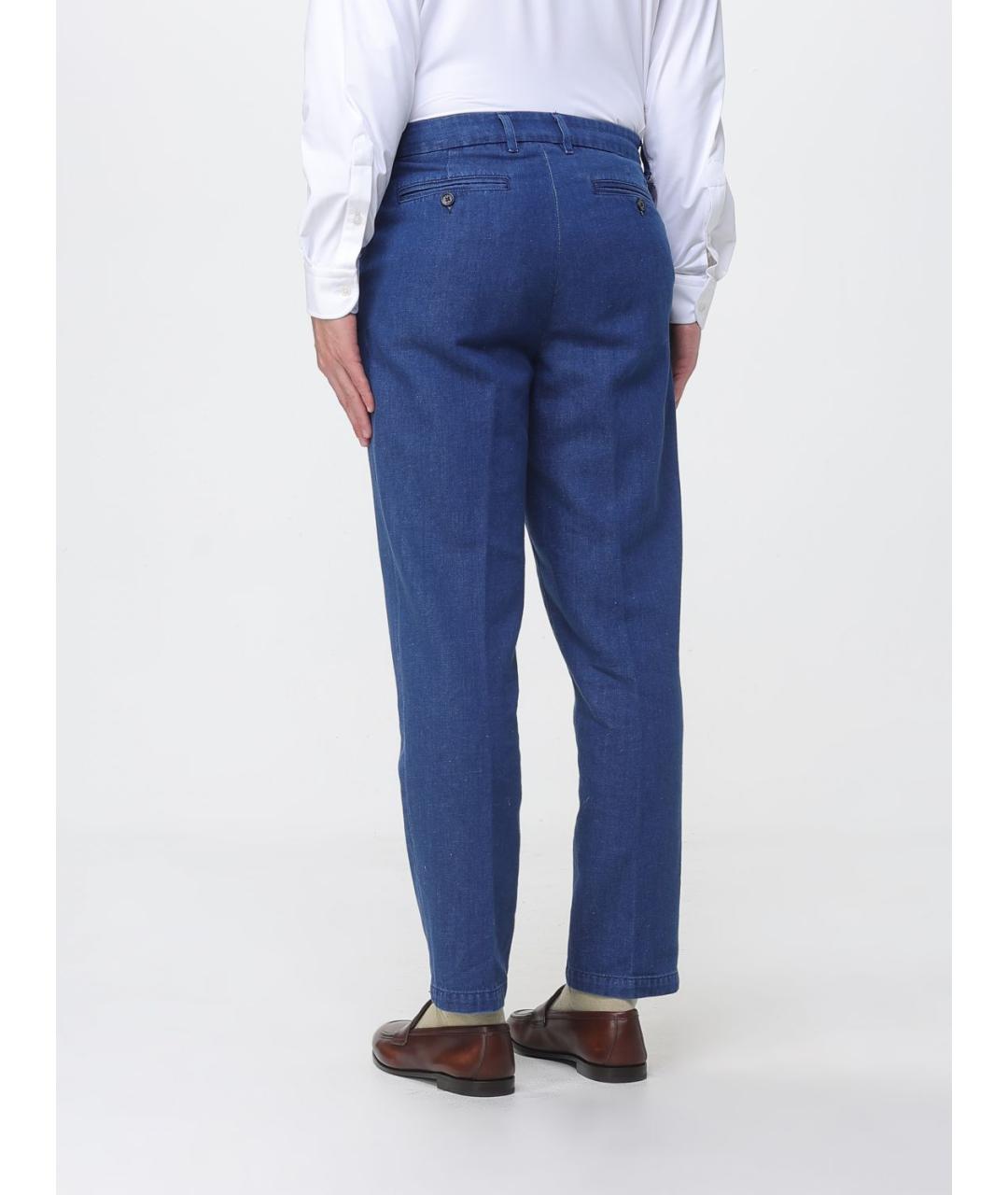 FAY Синие прямые джинсы, фото 2