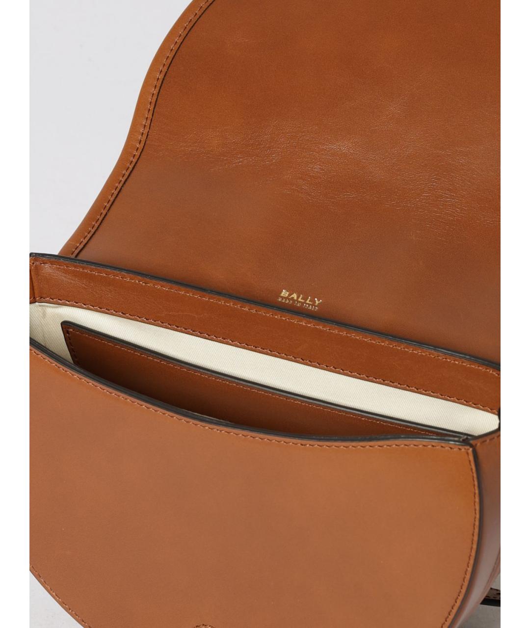 BALLY Бежевая хлопковая сумка через плечо, фото 3