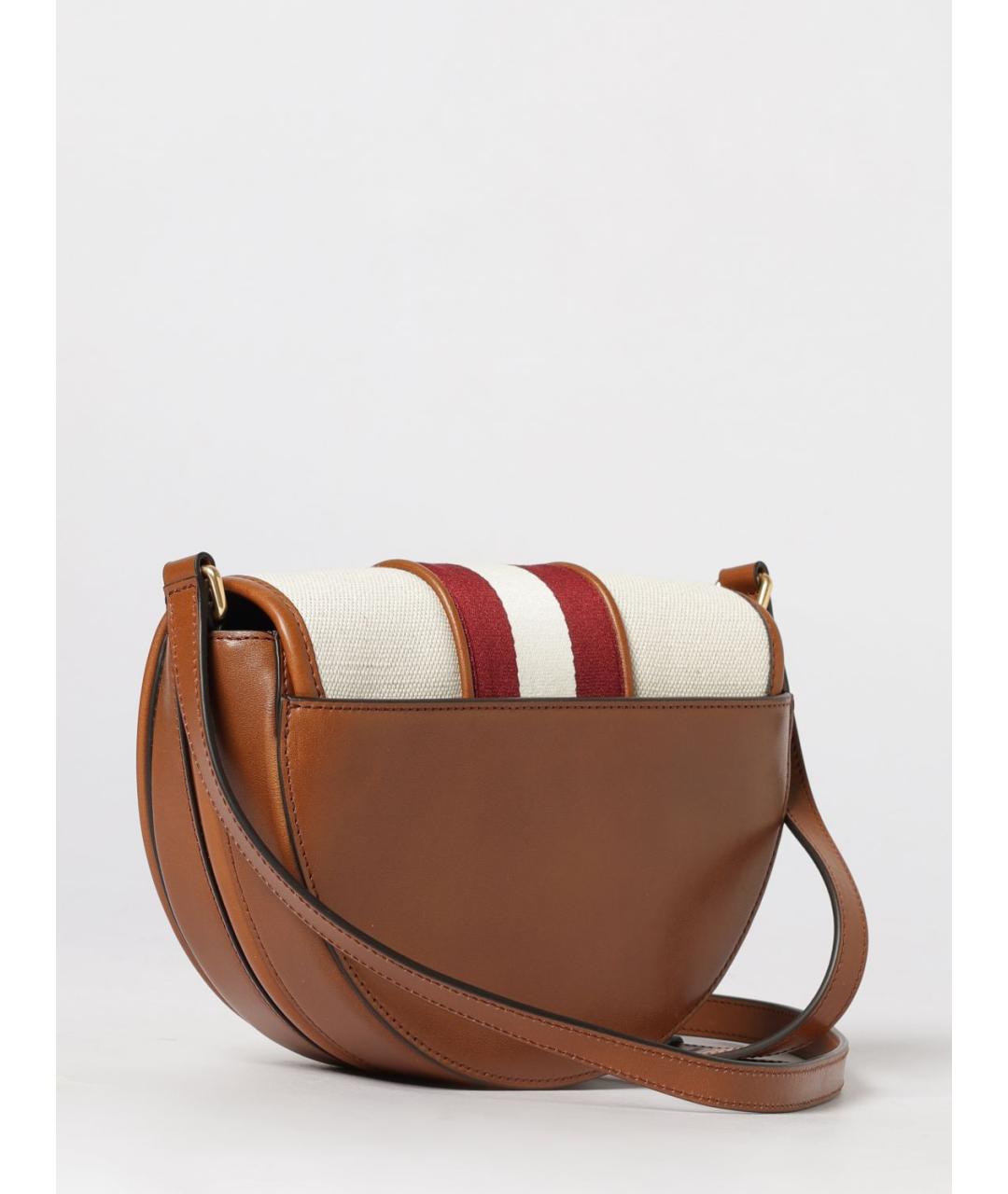 BALLY Бежевая хлопковая сумка через плечо, фото 2