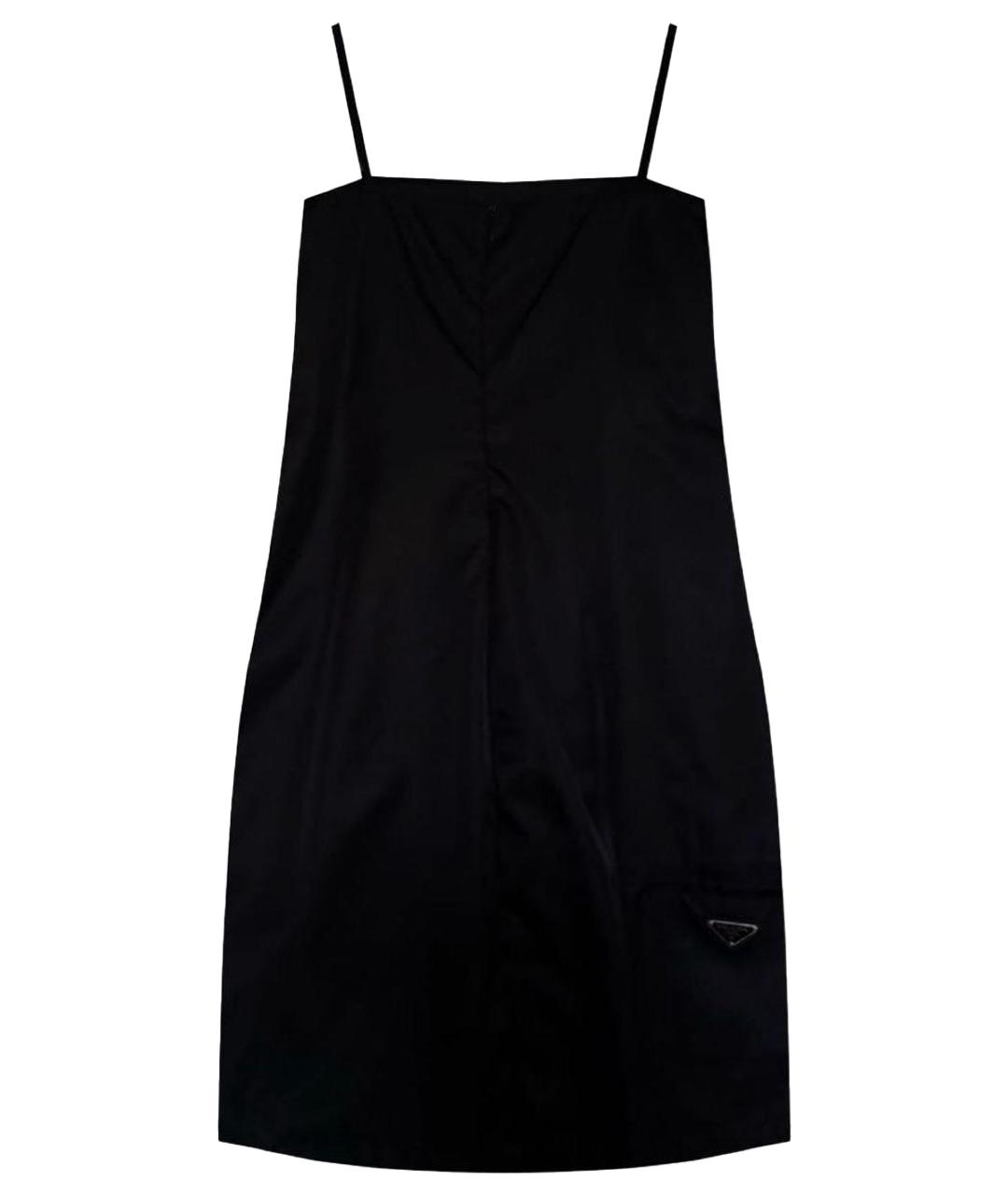 PRADA Черное полиамидовое коктейльное платье, фото 1