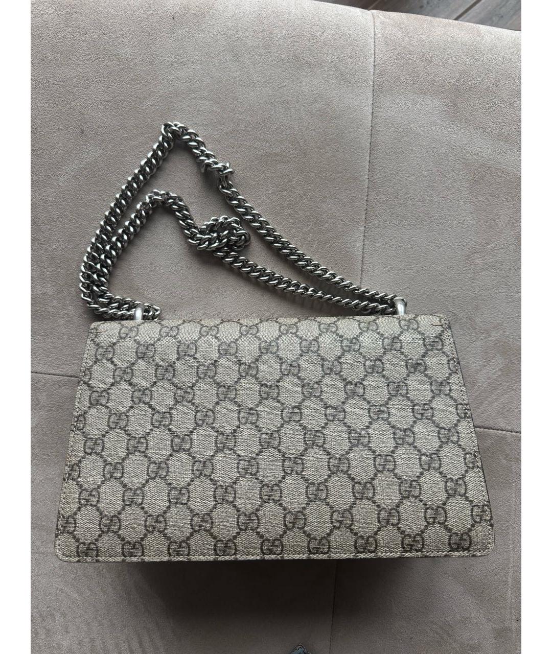 GUCCI Бежевая замшевая сумка тоут, фото 2