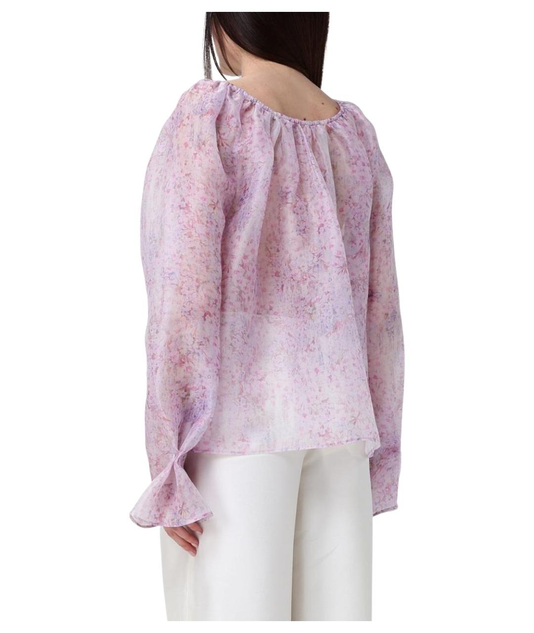 ALBERTA FERRETTI Мульти шелковая блузы, фото 3