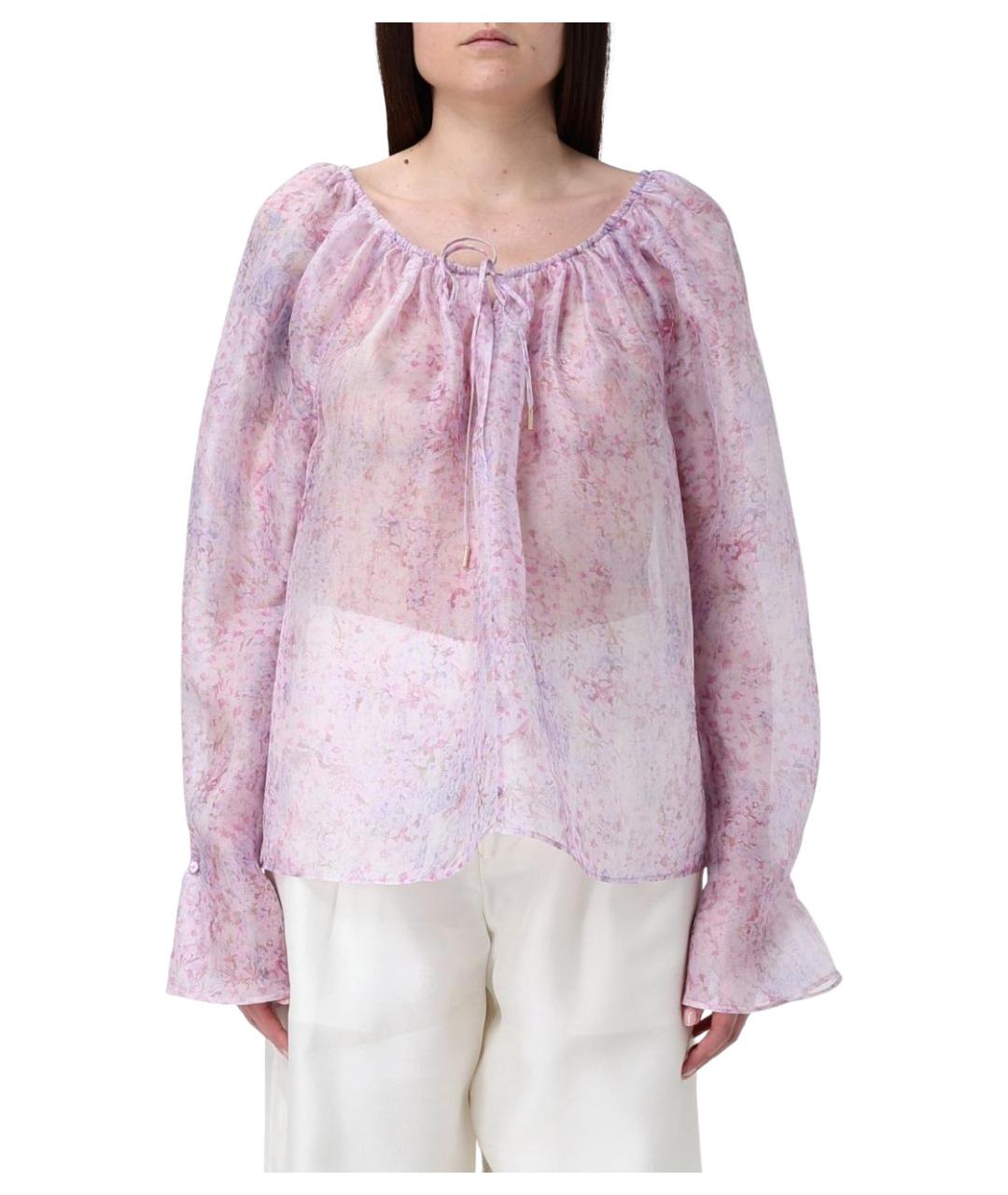 ALBERTA FERRETTI Мульти шелковая блузы, фото 1