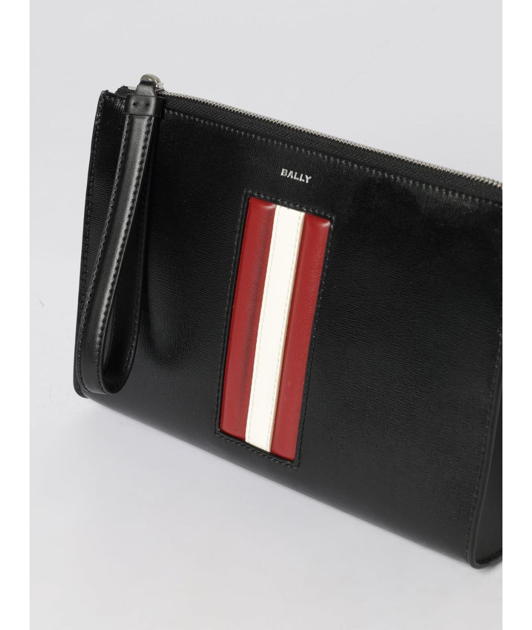 BALLY Черная кожаная папка для документов, фото 3