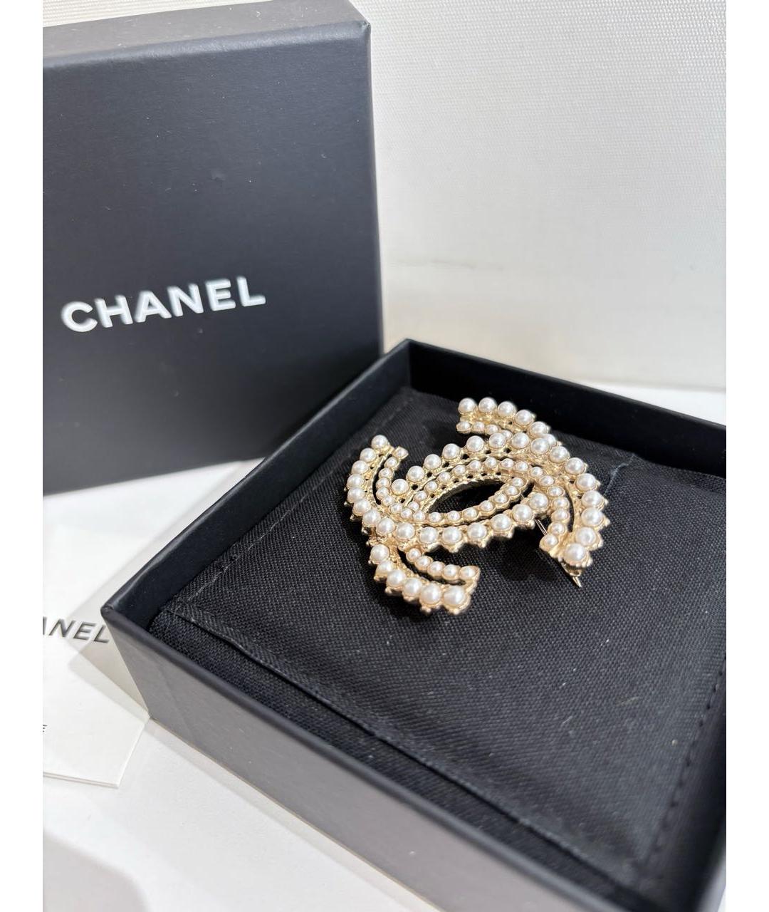 CHANEL Золотая булавка / брошь, фото 3